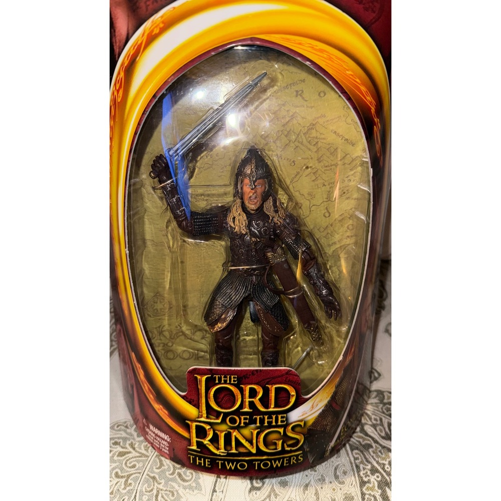 Lord of the Rings The Two Towers Eomer Action Figure Toy Biz Rohan Knight New